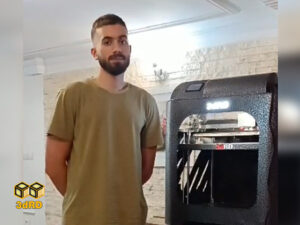 نصب و راه اندازی پرینتر سه بعدی نیمه صنعتی پلاس در تهران