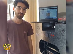 تحویل پرینتر سه بعدی صنعتی به مشتری در مرند و رضایت مشتری گرامی