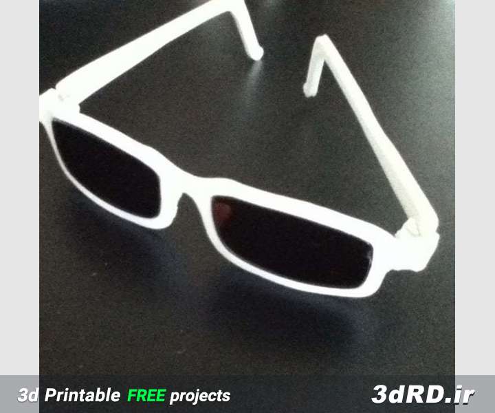 دانلود طرح سه بعدی فریم عینک آفتابی