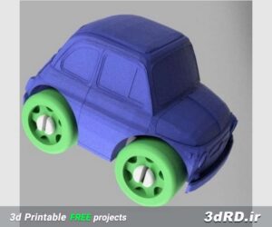 دانلود طرح سه بعدی ماشین کوچک اسباب بازی