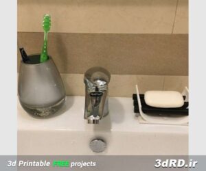 دانلود طرح سه بعدی ظرف صابون برای حمام و دستشویی