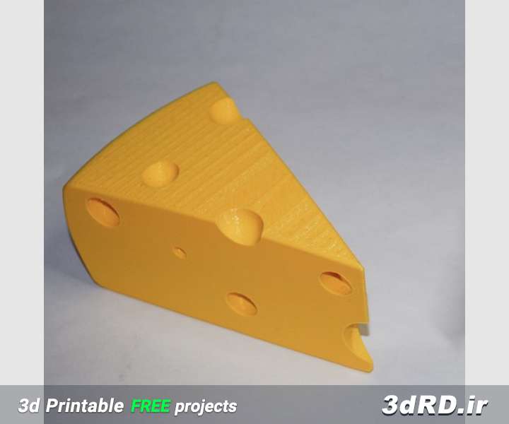 دانلود طرح سه بعدی قالب پنیر اسباب بازی