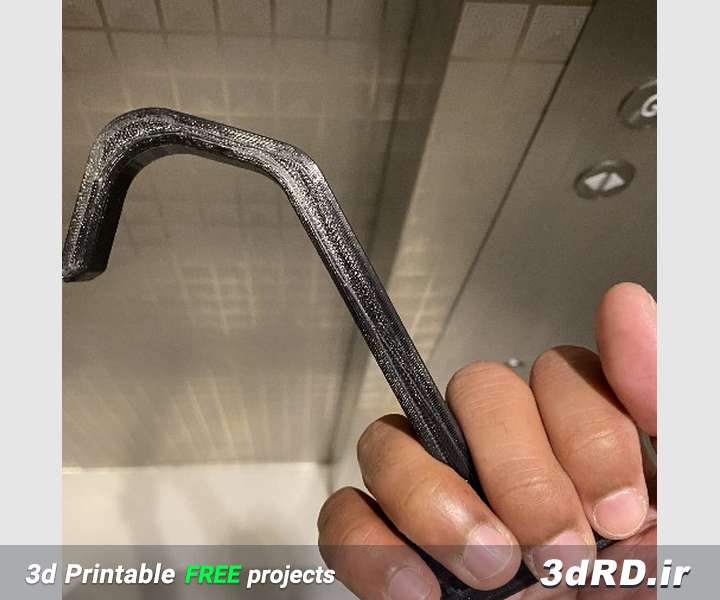 دانلود طرح سه بعدی قلاب دستی برای کار کردن راحتر با اشیاء