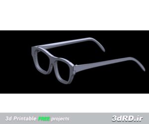 دانلود مدل سه بعدی فریم عینک