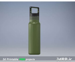 دانلود مدل سه بعدی بطری آب