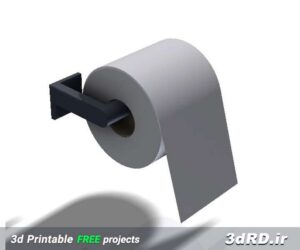 دانلود طرح سه بعدی دستمال توالت