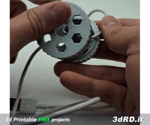 دانلود طرح سه بعدی جمع کننده کابل شارژر