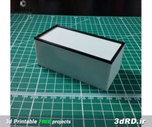 دانلود طرح سه بعدی جعبه ساده
