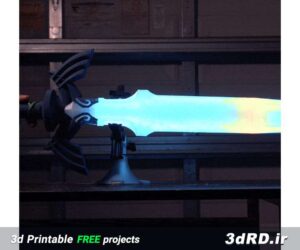 دانلود طرح سه بعدی شمشیر چراغ دار اسباب بازی