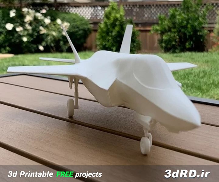 دانلود طرح سه بعدی جنگنده F_35/جنگنده/جنگنده سه بعدی/جنگنده پرینت سه بعدی/جنگنده F-35 پرینت سه بعدی/هواپیما