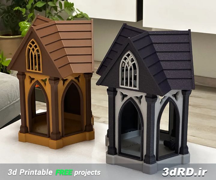 دانلود طرح سه بعدی خانه تغذیه پرنده/خانه پرندگان/خانه پرندگان سه بعدی /خانه تغذیه