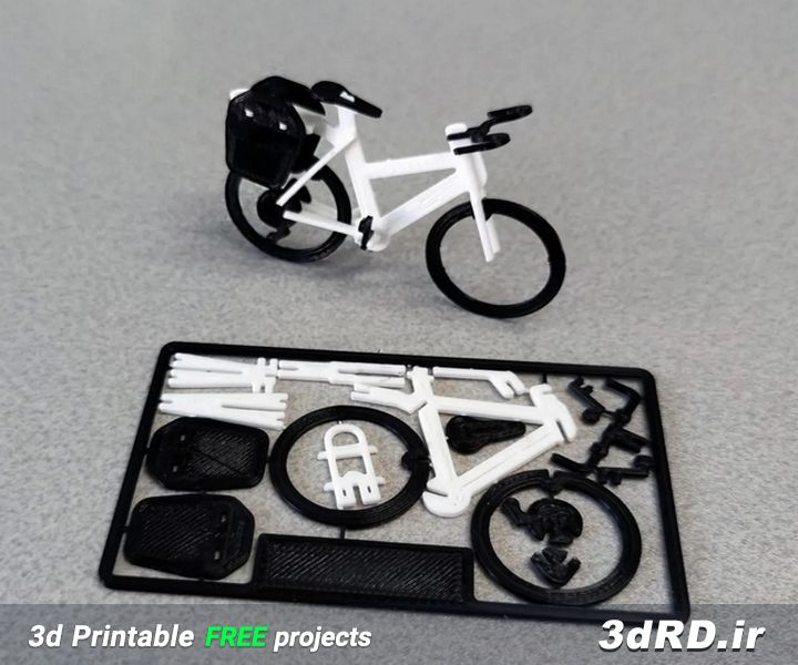 دانلود طرح سه بعدی پازل سه بعدی دوچرخه/پازل سه بعدی/پازل دوچرخه/پازل
