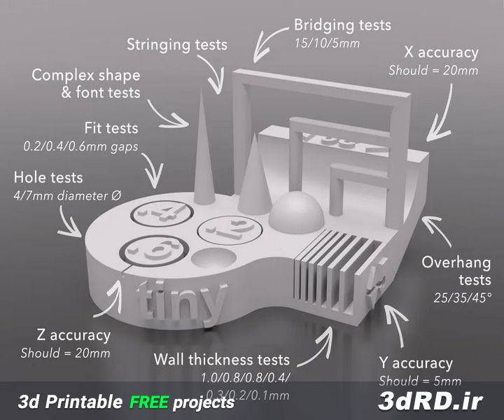 دانلود طرح سه بعدی چاپگر TINY/چاپگر دستی/چاپگر سه بعدی