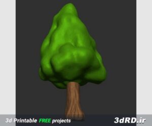 دانلود طرح درخت سرو برای پرینتر سه بعدی