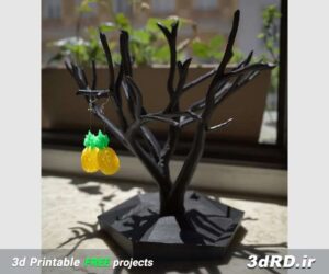 دانلود طرح آماده درخت آویز بدلیجات برای پرینتر سه بعدی