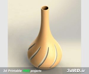 دانلود طرح گلدان برای پرینتر سه بعدی