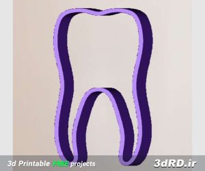 دانلود طرح قالب دندان سه بعدی