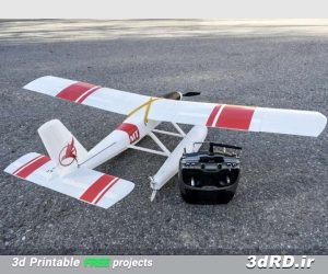 دانلود طرح هواپیمای کنترلی برای پرینتر سه بعدی
