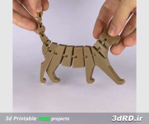 دانلود طرح اسباب بازی گربه برای پرینتر سه بعدی