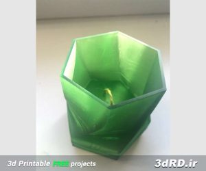 دانلود طرح پرینتر سه بعدی برای گلدانهای خود آبیار