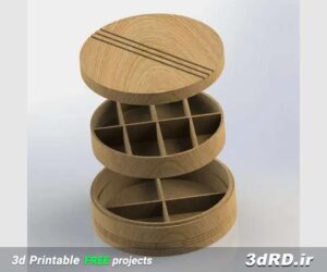 دانلود طرح باکس جواهرات برای پرینتر سه بعدی