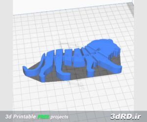 دانلود طرح شیر اسباب بازی برای پرینتر سه بعدی