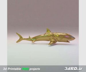 دانلود طرح سه بعدی کوسه برای پرینتر سه بعدی