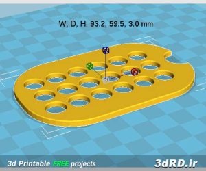 طرح ست سرویس بهداشتی برای پرینتر سه بعدی
