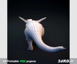 دانلود طرح سه بعدی دایناسور ساروپلتا برای پرینت سه بعدی