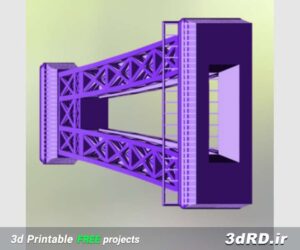 دانلود طرح ماکت برج ایفل برای پرینتر سه بعدی