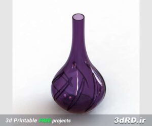 دانلود طرح گلدان برای پرینتر سه بعدی