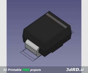 دانلود طرح سه بعدی اجزای SMD برای پرینتر سه بعدی