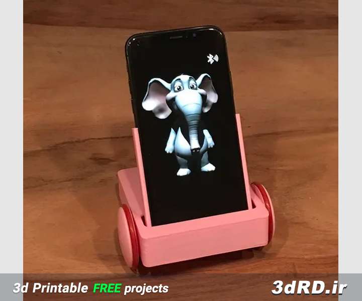 دانلود طرح نگهدارنده گوشی سه بعدی
