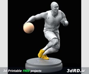 دانلود طرح آماده کوبی برایانت بسکتبالیست برای پرینتر سه بعدی