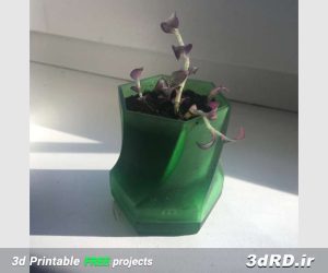 دانلود طرح پرینتر سه بعدی برای گلدانهای خود آبیار