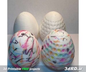 دانلود طرح سه بعدی تخم مرغ های تزئینی