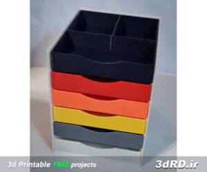 دانلود طرح سه بعدی جعبه کوچک کشویی