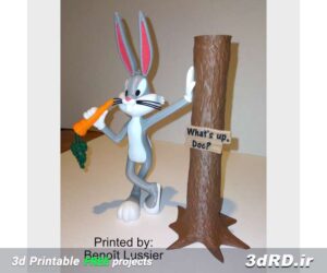 دانلود طرح سه بعدی خرگوش شخصیت کارتونی