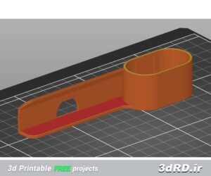دانلود طرح سه بعدی نگهدارنده شارژر دیواری آیفون