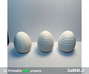 دانلود طرح سه بعدی تخم مرغ های تزئینی