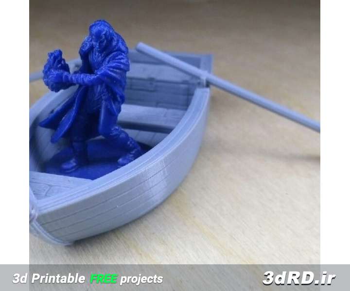 دانلود طرح سه بعدی قایق کوچک