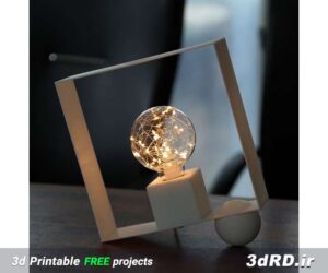 دانلود طرح سه بعدی چراغ های رو میزی فانتزی