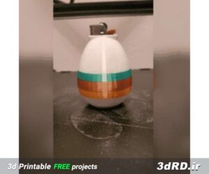 دانلود طرح سه بعدی فندک خانگی مدل تخم مرغ
