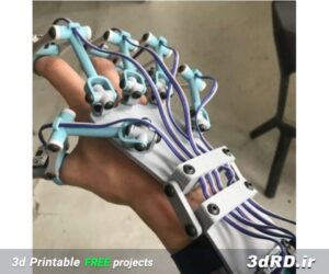 دانلود طرح سه بعدی دست روباتیک