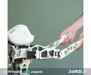 دانلود طرح سه بعدی اجزای تشکیل دهنده ربات