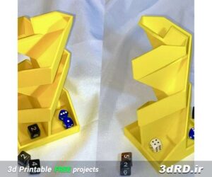 دانلود طرح سه بعدی برج تاس بازی