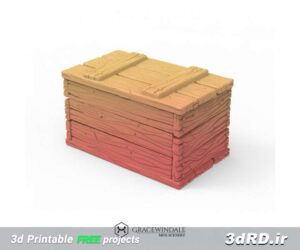 دانلود طرح سه بعدی جعبه کوچک طرح چوب