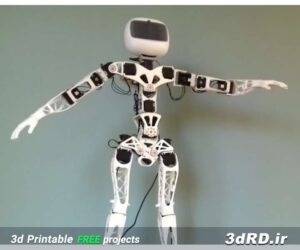دانلود طرح سه بعدی اجزای تشکیل دهنده ربات