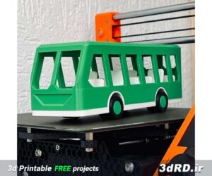 طرح سه بعدی ماکت اتوبوس