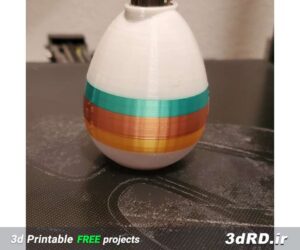 دانلود طرح سه بعدی فندک خانگی مدل تخم مرغ